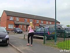 chubby amateur flashing