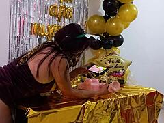 Now He Has A Doll And He's Fucking Her On Her Birthday Dirty Fucking Whore You Should Find A Psychologist Hot Stepsister