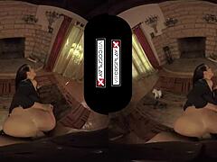 In VR, Katrina Jade as sorcerer gets fucked in cosplay