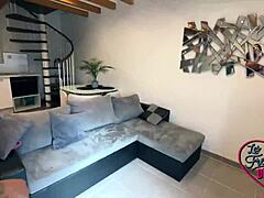 Léa, a European amateur with big breasts, desires a passionate encounter.