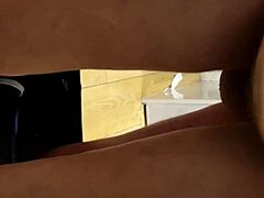 Wife sucks hubby in kitchen!