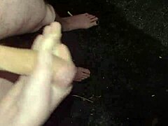 Masturbate That Monster Cock Outdoors Now!