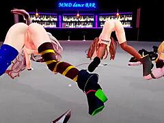 chieri and mememe strip dance