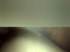 I watch this ebony babe bent over in doggystyle with toys and fingering her big pussy.