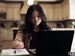 Asian Teen Overhears