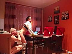 Wild Kitchen Oral Sex