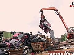 Outdoor Anal Threesome