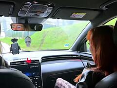 luna redhead threesome