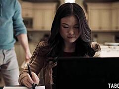 Asian Teen Overhears