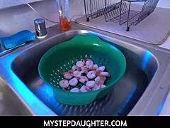 Tiny Blonde Teen Seduction