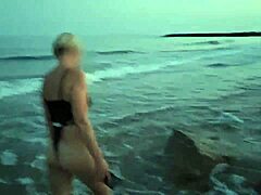 Public Beach Blowjob Flash