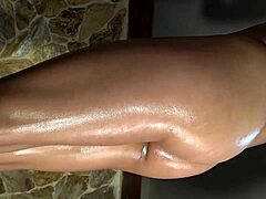 Oiled Butt and Legs View