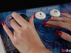 Asian Skank Rides Cock