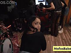 seductive busty blowjob