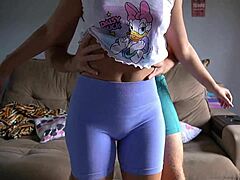 Tight Leggings Assjob Cum