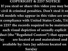 Sara Jay Masturbates Pussy