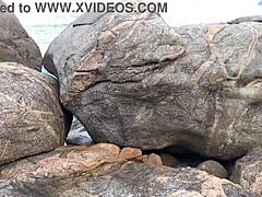 Latina Outdoor Blowjob