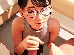 Petite Asian Handjob