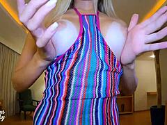 Latina Riding Until Shaking