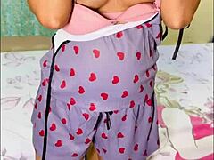 Milking Boobs with Dildo