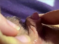 big clit orgasm closeup