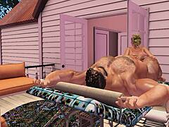 Resort Masseuse Rides Cock