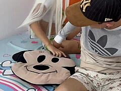 linda rubia cabalgando