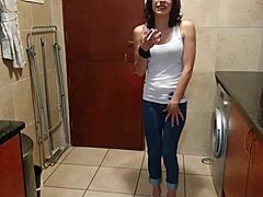 Peeing Jeans Stripping