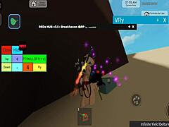 Saci devours beach babe