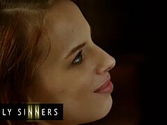 Slender babe pounded