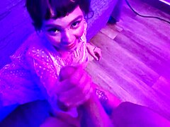 Cute Teen Mouth Filled