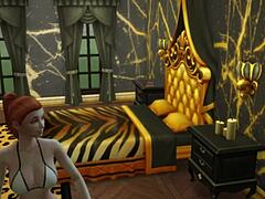 Curvy Redhead Anal Railed