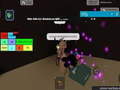 Saci devours beach babe