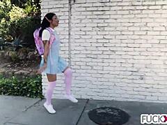 Shy Teen Convinces Landlord