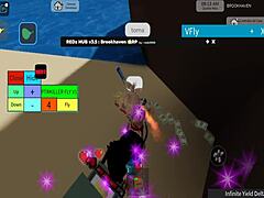 Saci devours beach babe