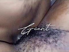 passionate hairy sex close-up