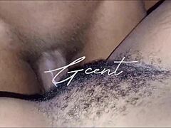 passionate hairy sex close-up