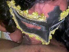 Swallowing Neighbor's Cock