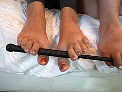 Giggles' Wet Beach Feet