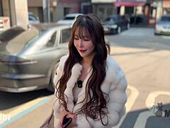 가슴 큰 한국녀 개새끼 자세