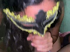 Swallowing Neighbor's Cock