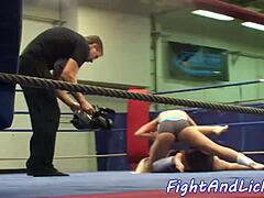 Lesbian Wrestling Ring