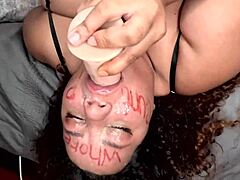 BBW Dildo Deepthroat