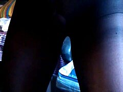 Cumshot on Pantyhose