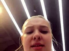 Public Creampie Squirting!