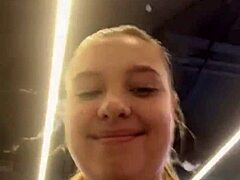 Public Creampie Squirting!