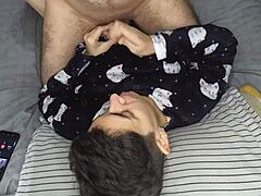 i handjob cum mouthful