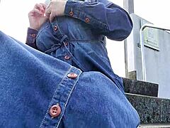 Married Woman Masturbates Outdoors