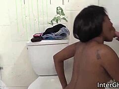 Slurping Glory Hole Cock