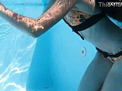 Hungarian Babe Swimming